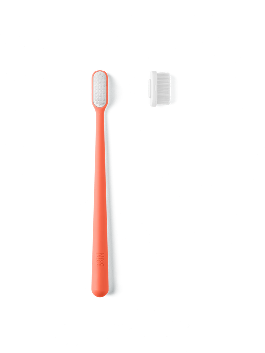 Original SeaDifferently Eco-Friendly Replaceable Head Toothbrush in Coral