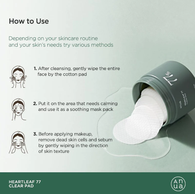 Heartleaf 77% Toner Pad (70EA)