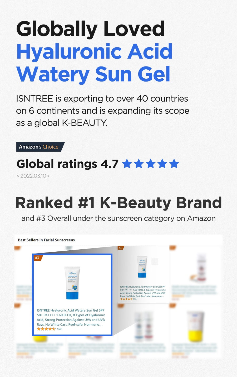 Hyaluronic Acid Watery Sun Gel 50ml