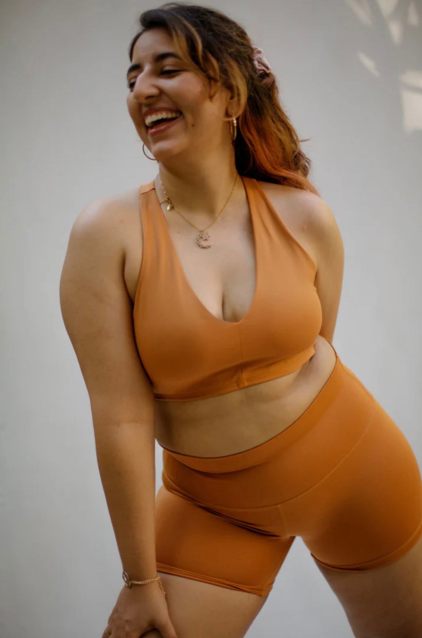 Go With The Flow Bra - Marigold