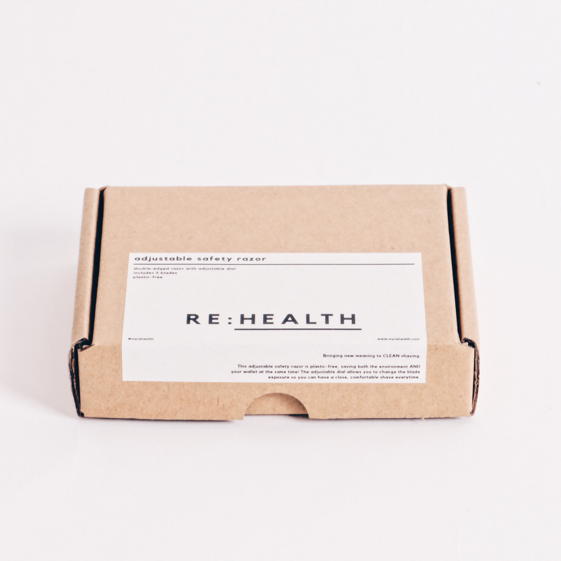 Adjustable Safety Razor (Box Set w/ Blades) - RE:HEALTH