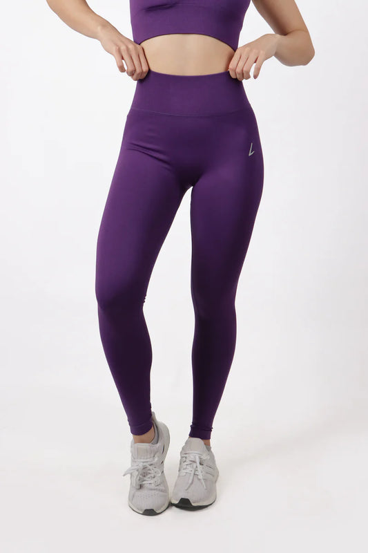 Bold High Waist Legging - Royal Purple