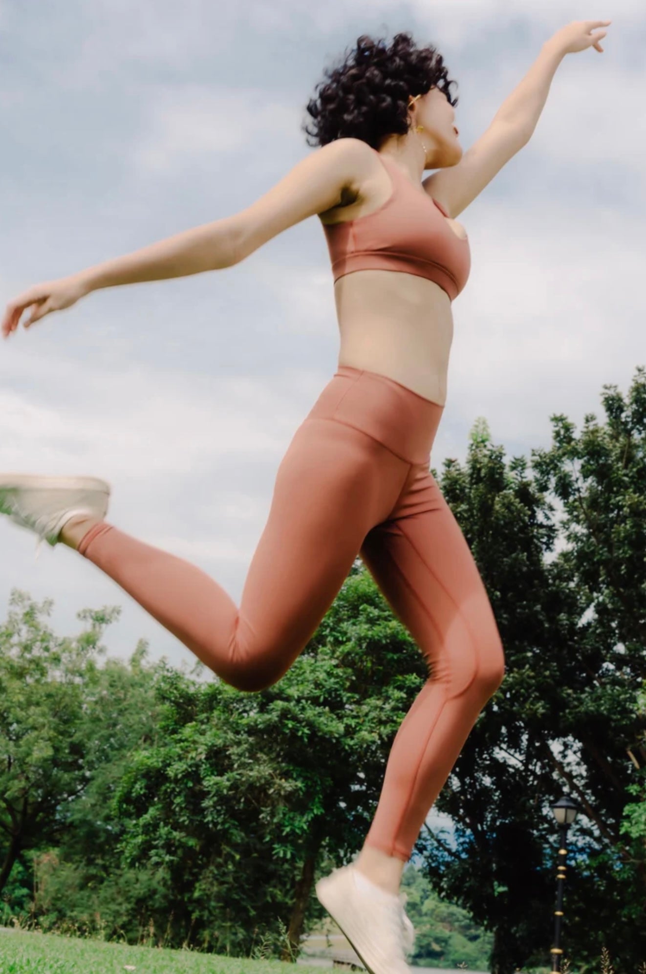 In My Element Leggings - Cherry