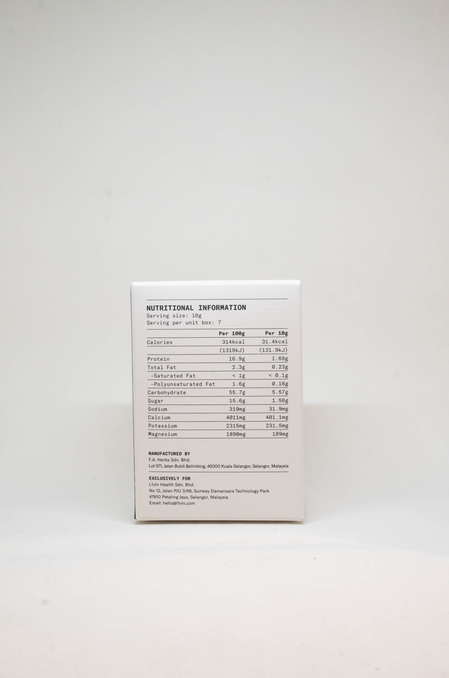 L1vin LIVINGREEN+ (7-day Starter Pack)