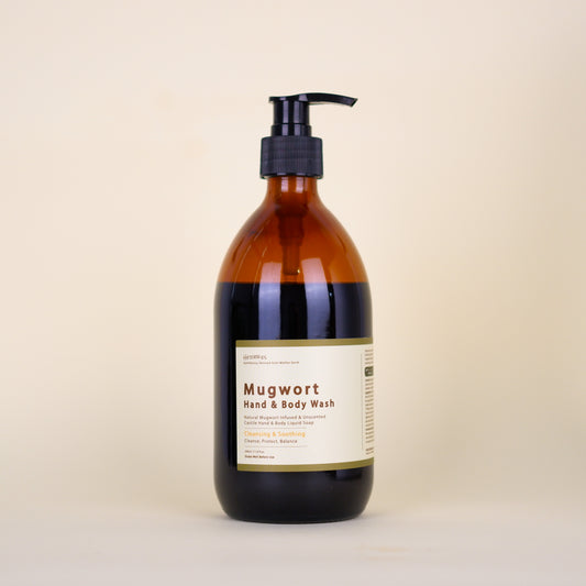 Mugwort Natural Castile Hand & Body Wash (500ml)