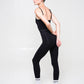 Know Your Worth Suit Full Body in Black