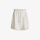 claude high rise short 4.5 - ivory marl