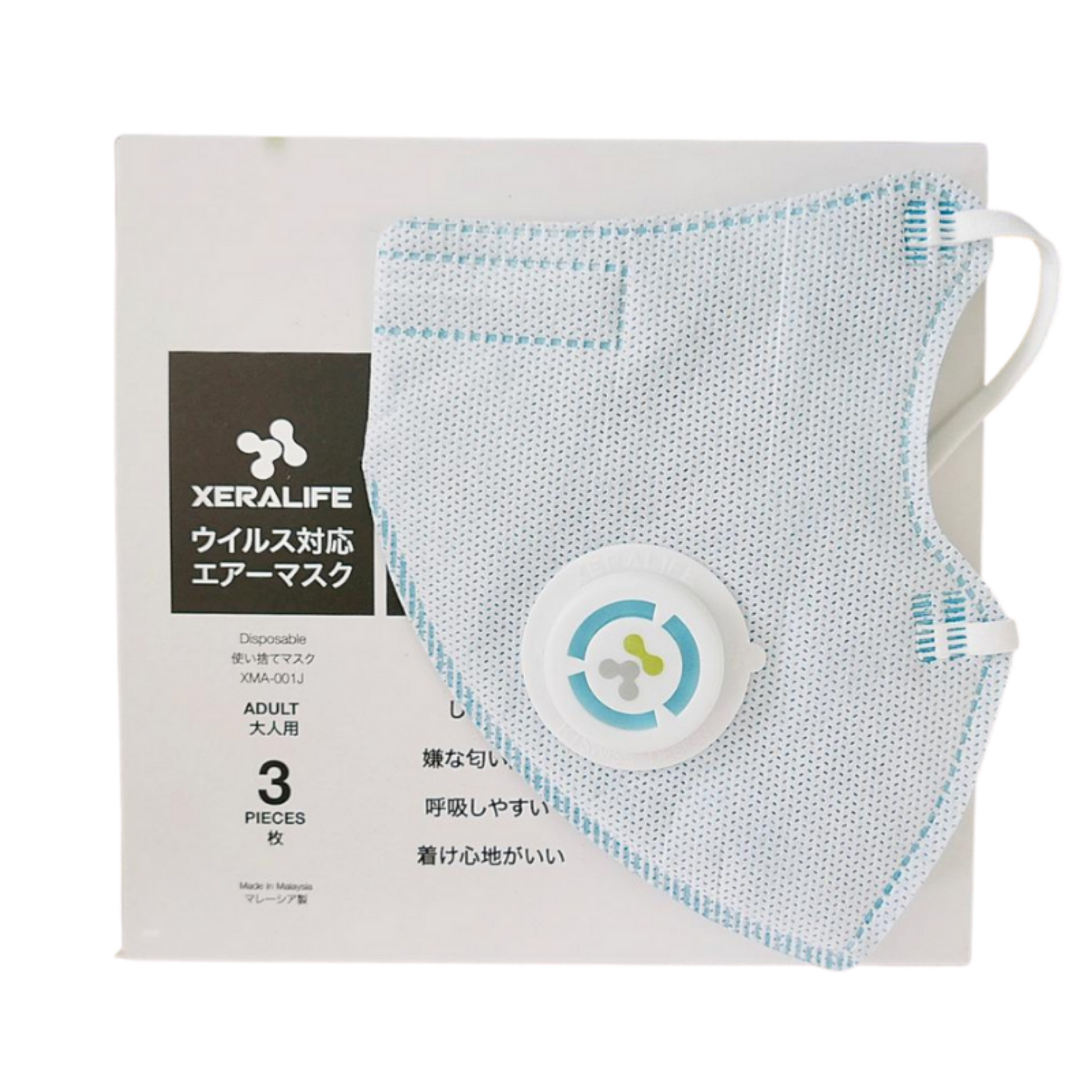 Xeralife Decontaminator Air Mask (3 pcs) - RE:HEALTH