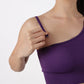 Bold One Shoulder Strap Bra - Royal Purple