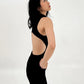 Ianthe Cut Out Onesie In Black